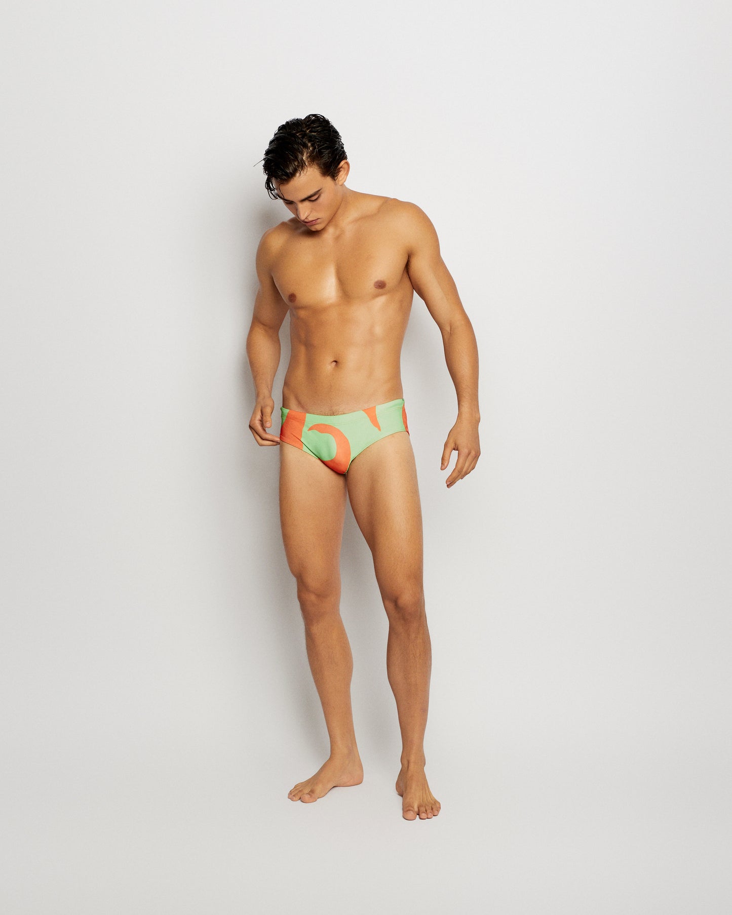 Swim Brief Ouro Printed
