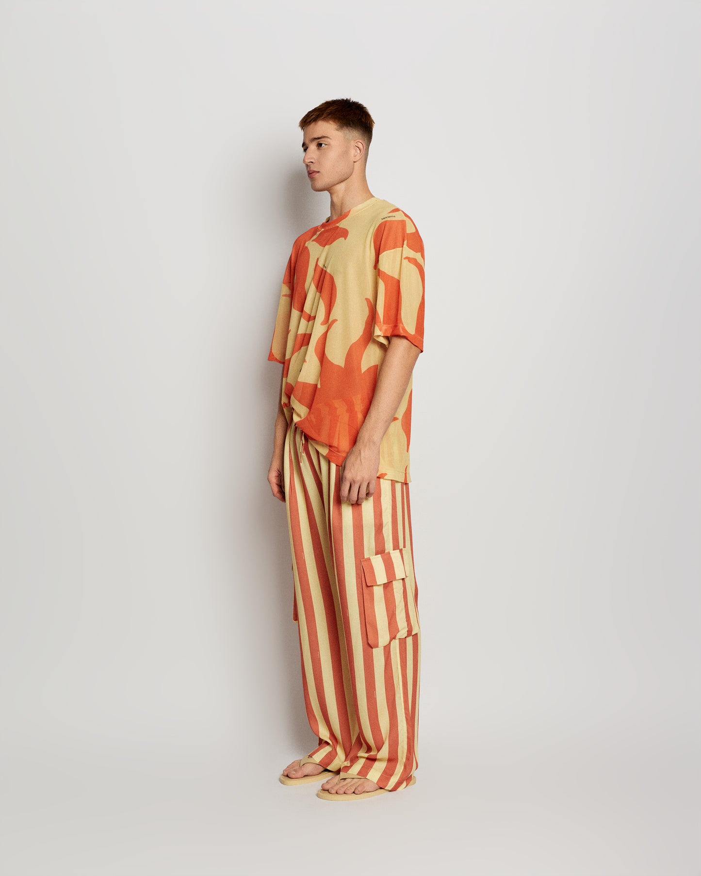 Mesh Printed T-shirt