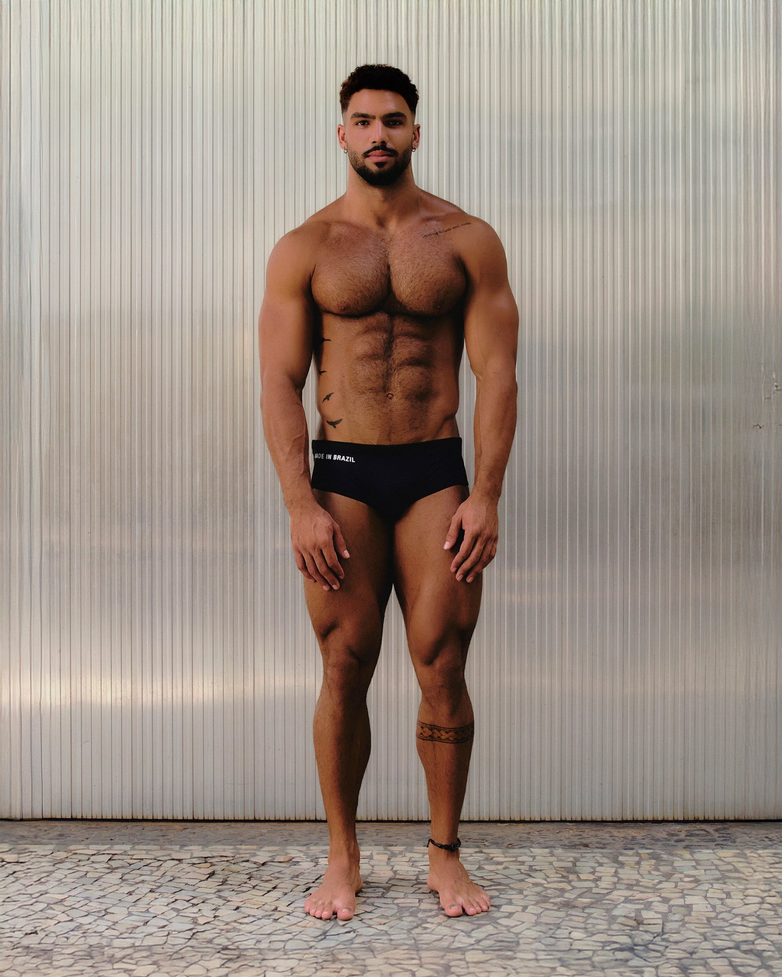 Swim Brief Slip Ouro Made In Brazil