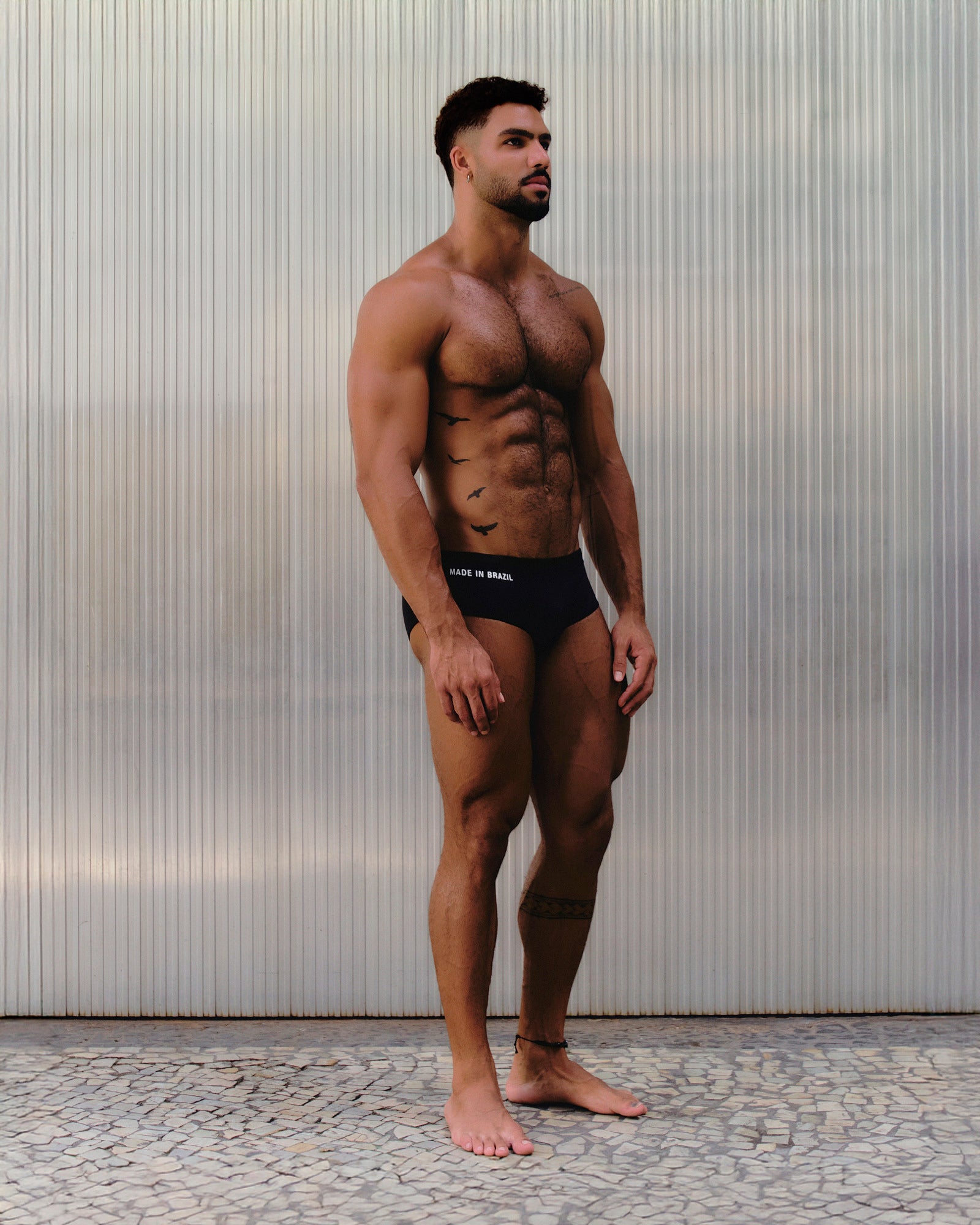 Swim Brief Slip Ouro Made In Brazil