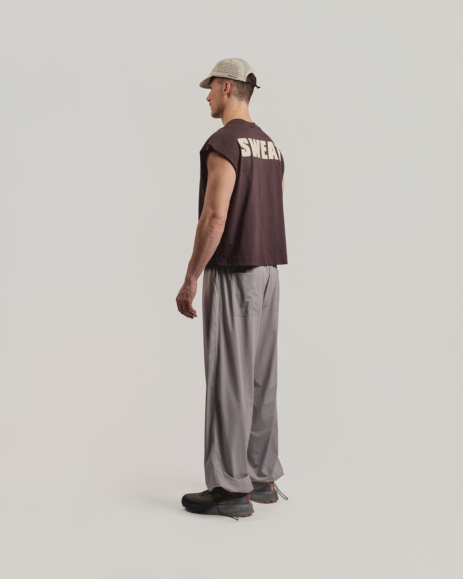 Boxy Cotton Tank Sweat