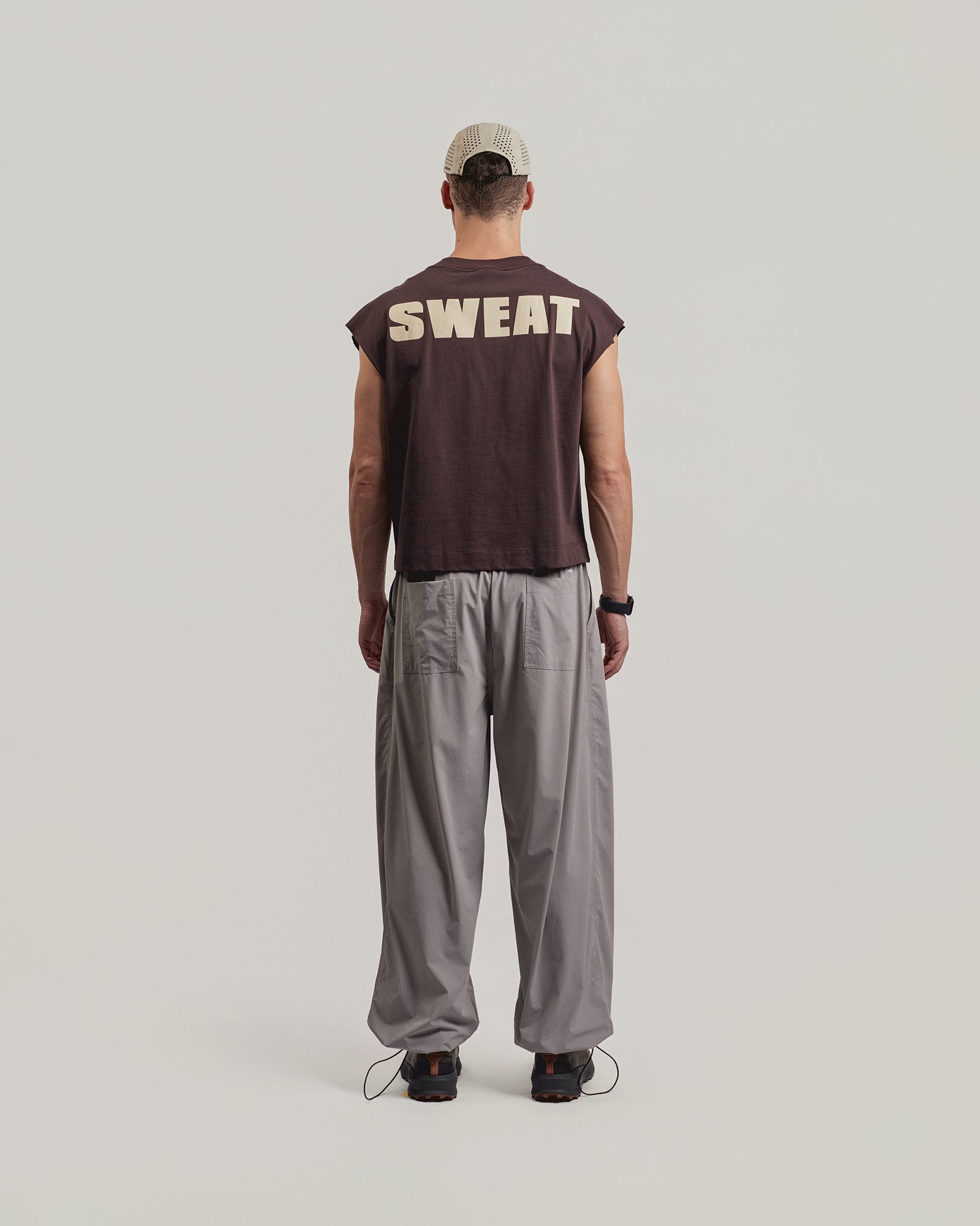 Boxy Cotton Tank Sweat