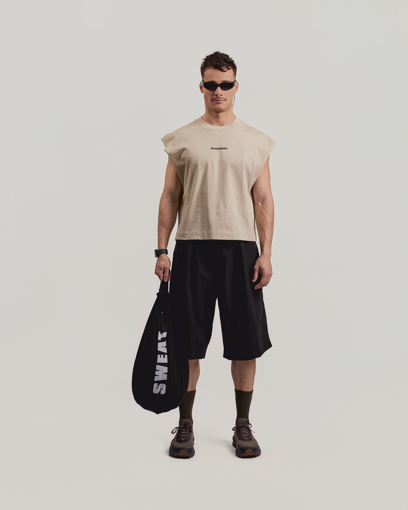 Boxy Cotton Tank Sweat