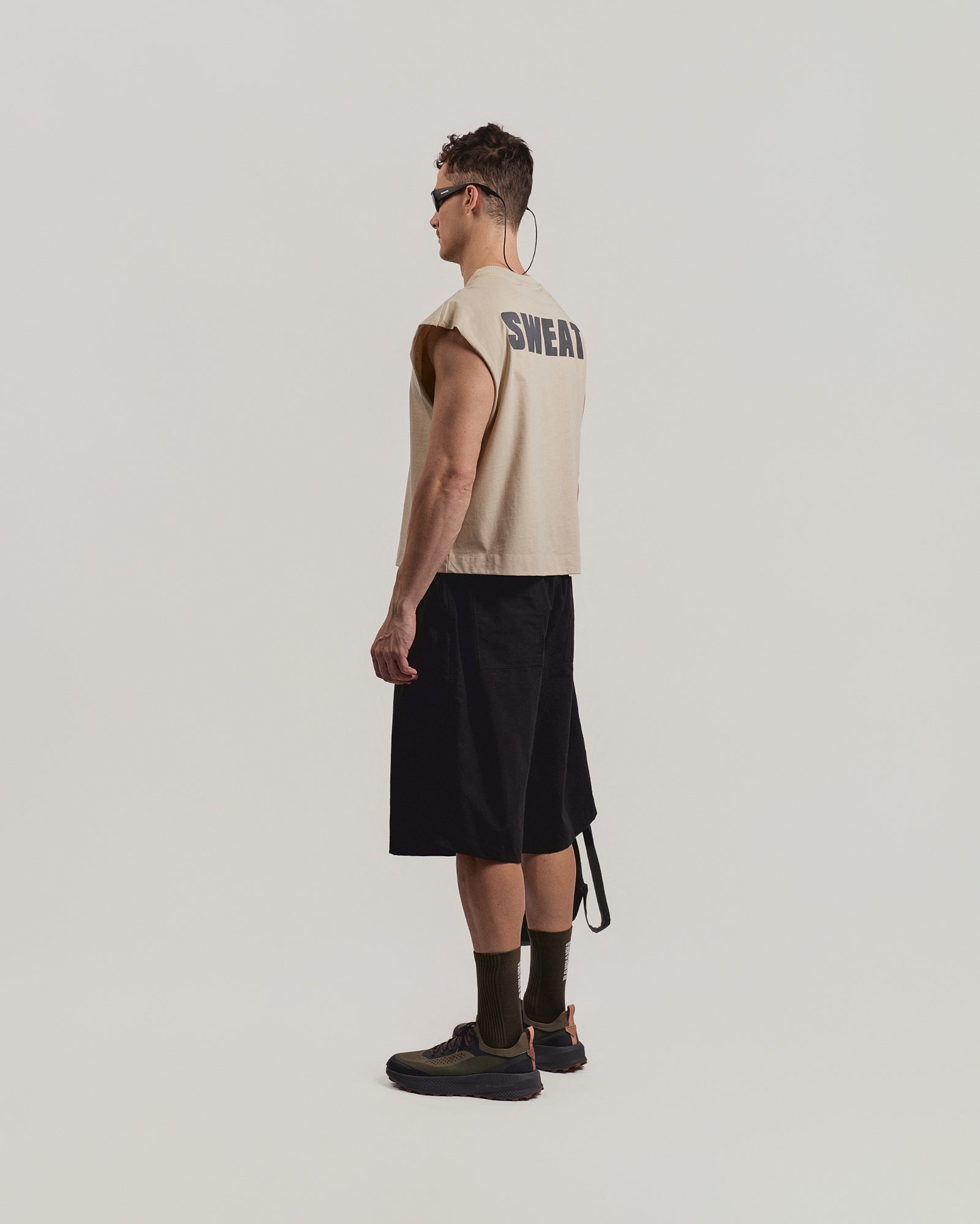 Boxy Cotton Tank Sweat