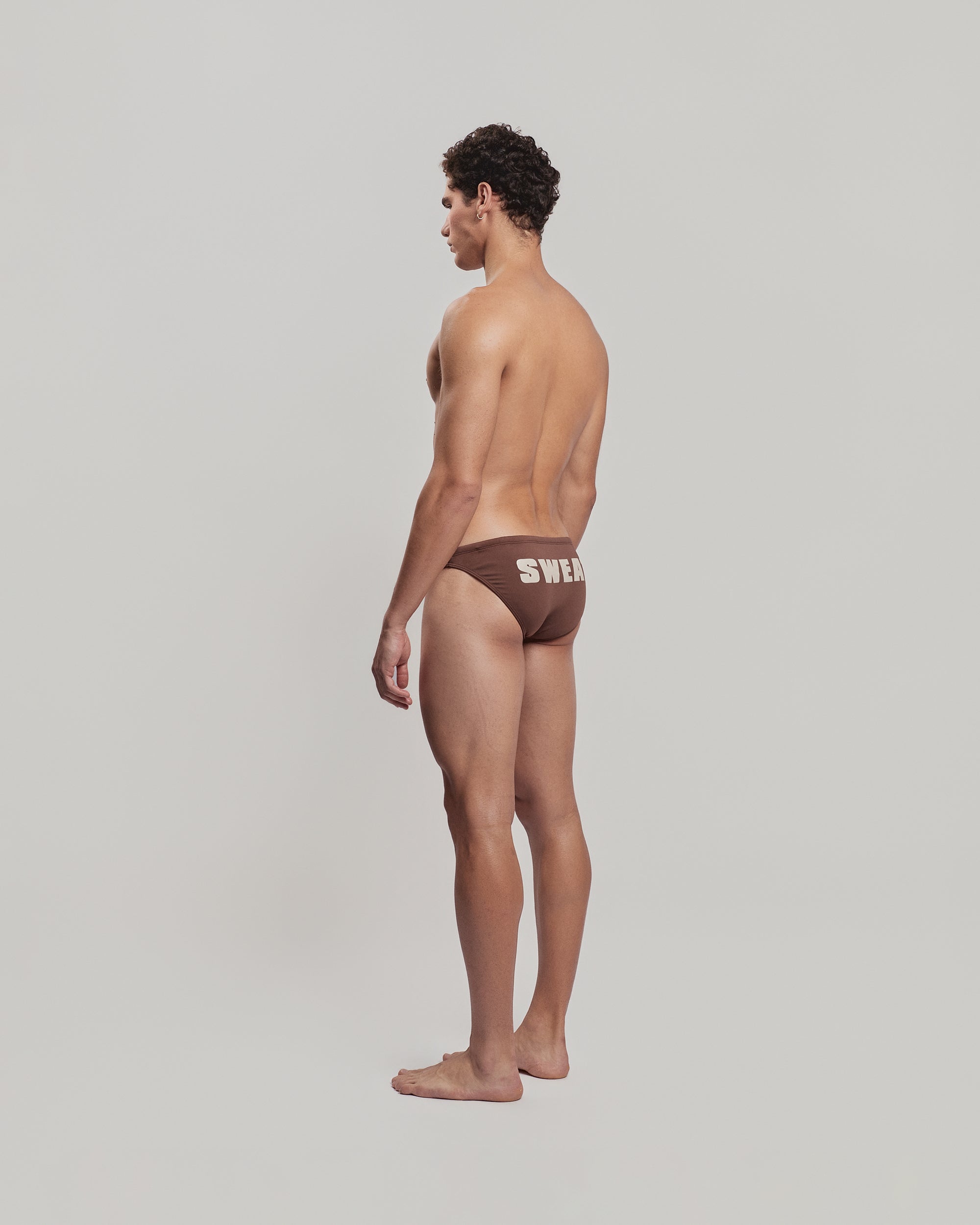 Nanica Slim Active Swim Brief Logo