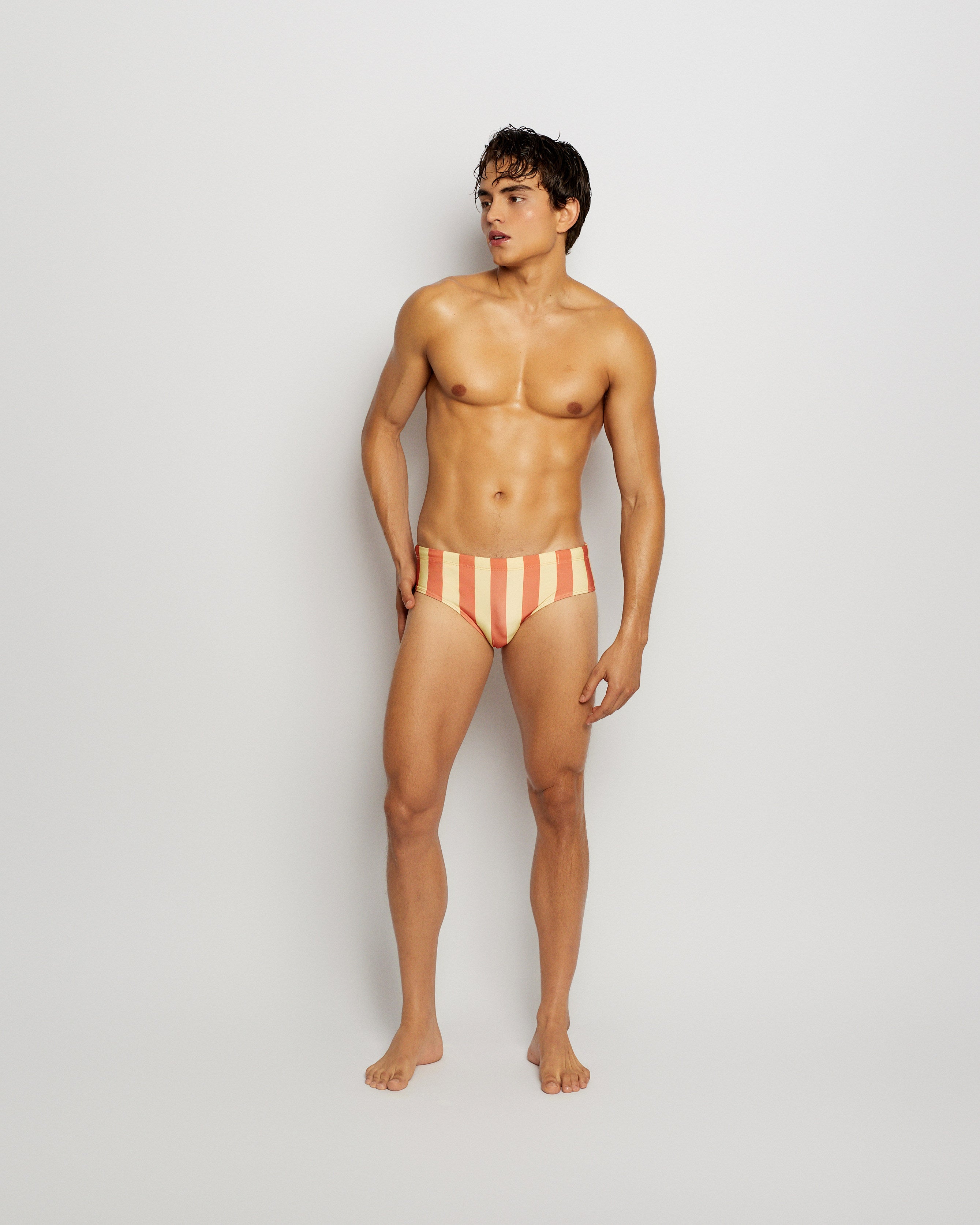 Swim Brief Ouro Printed