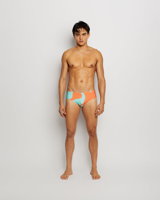 Swim Brief Ouro Printed