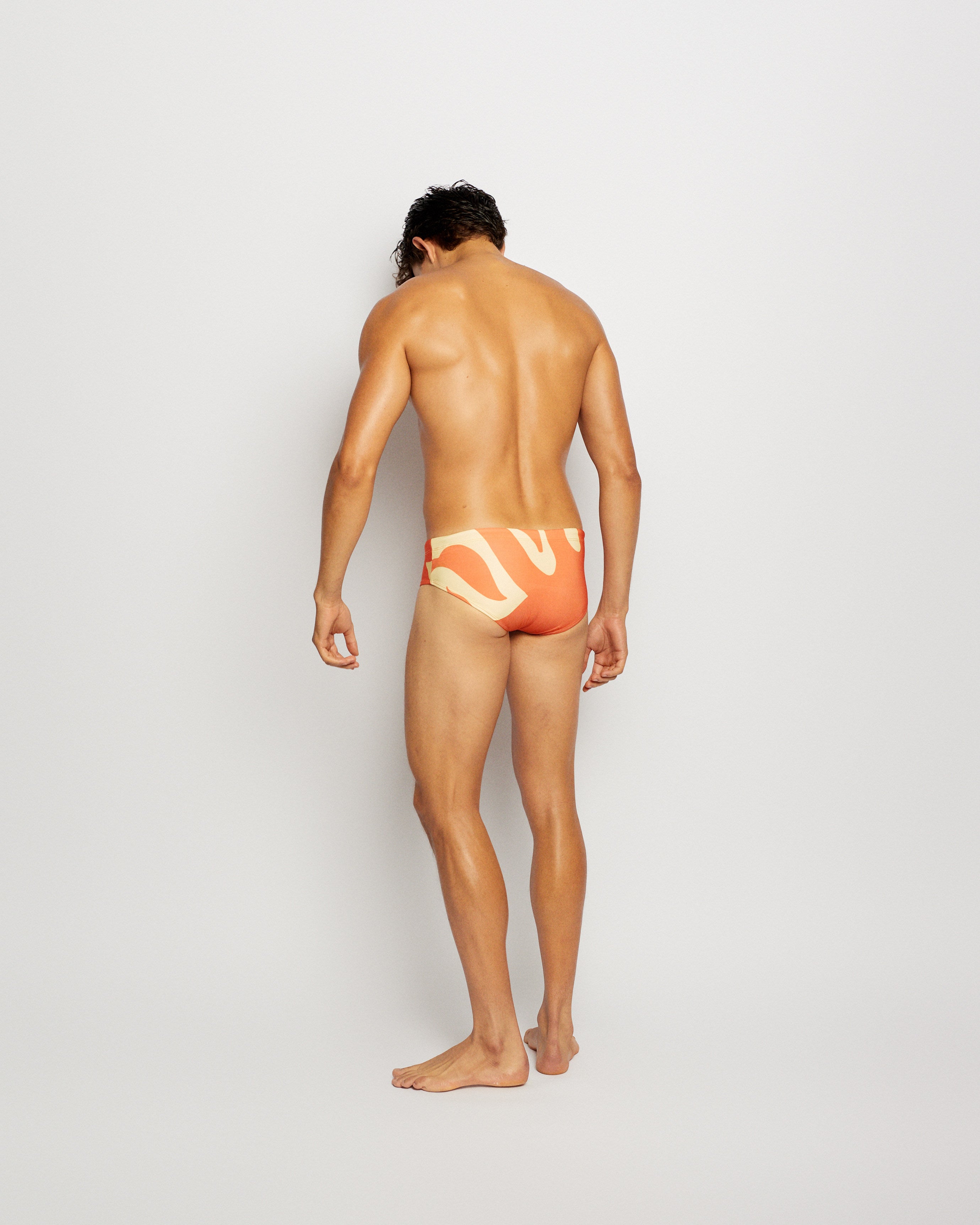 Swim Brief Ouro Printed