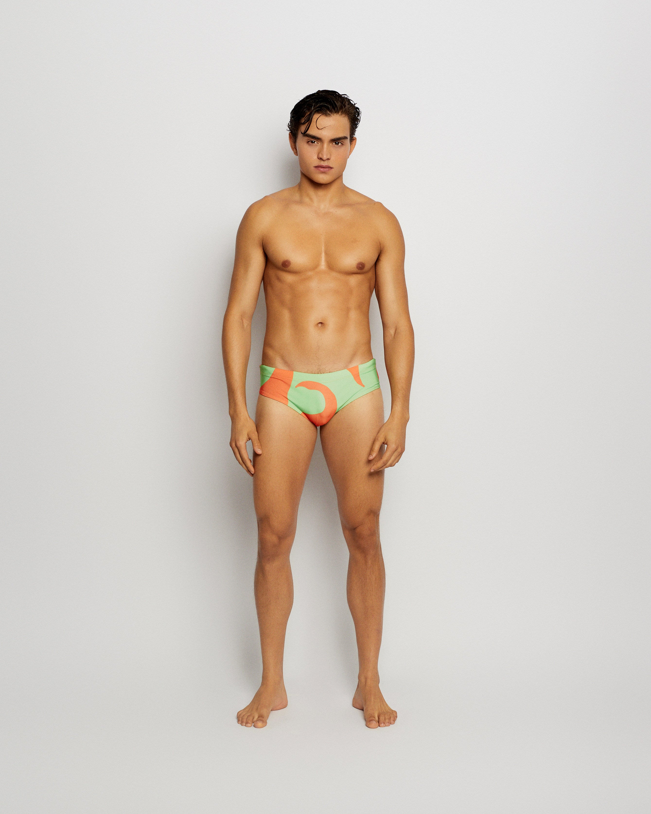 Swim Brief Ouro Printed