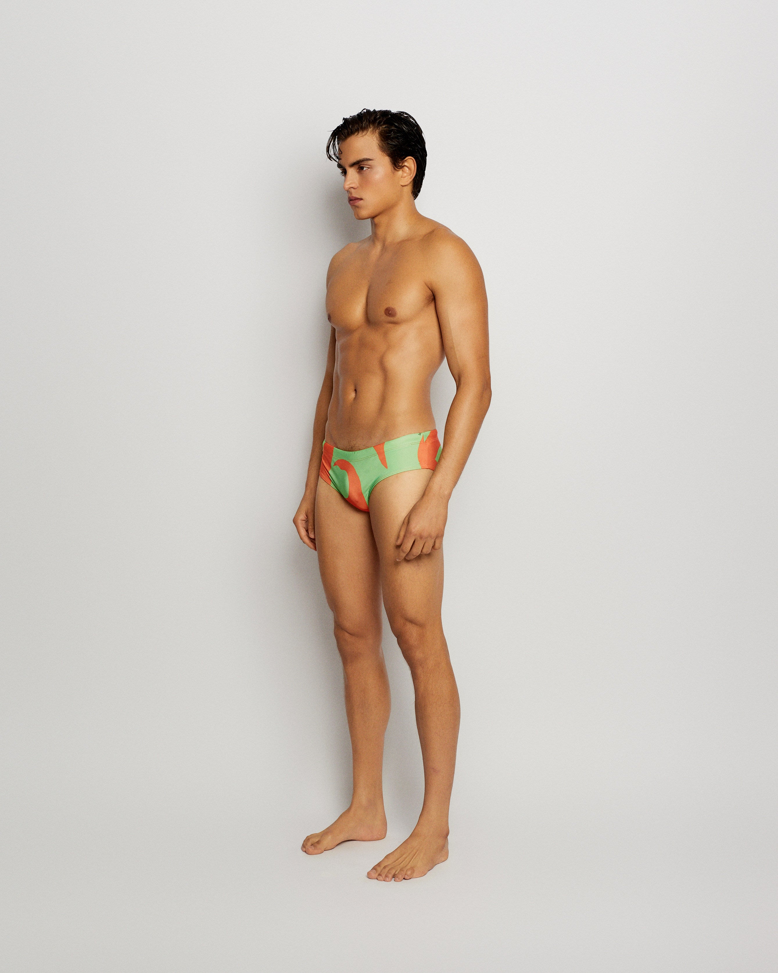 Swim Brief Ouro Printed