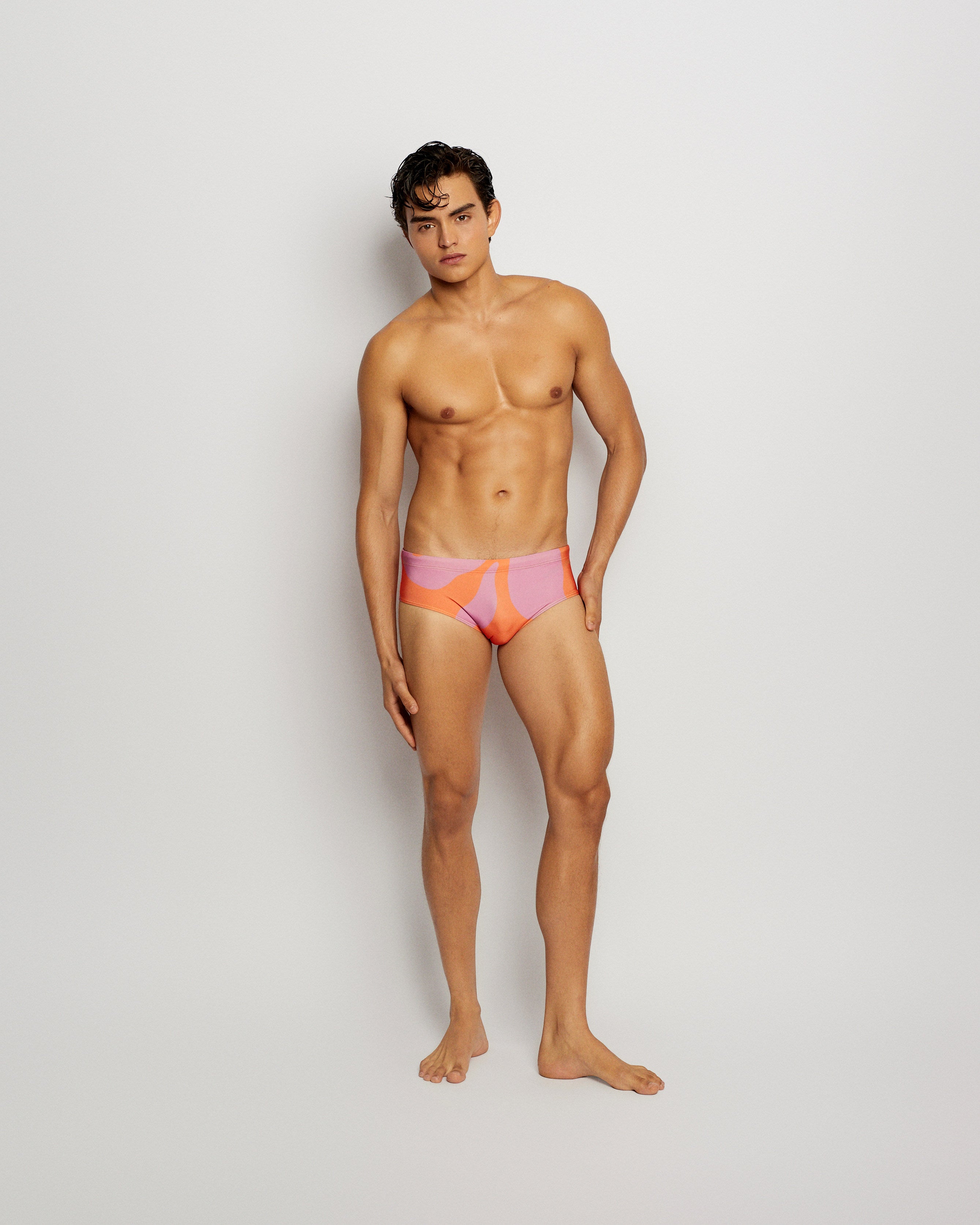 Swim Brief Ouro Printed