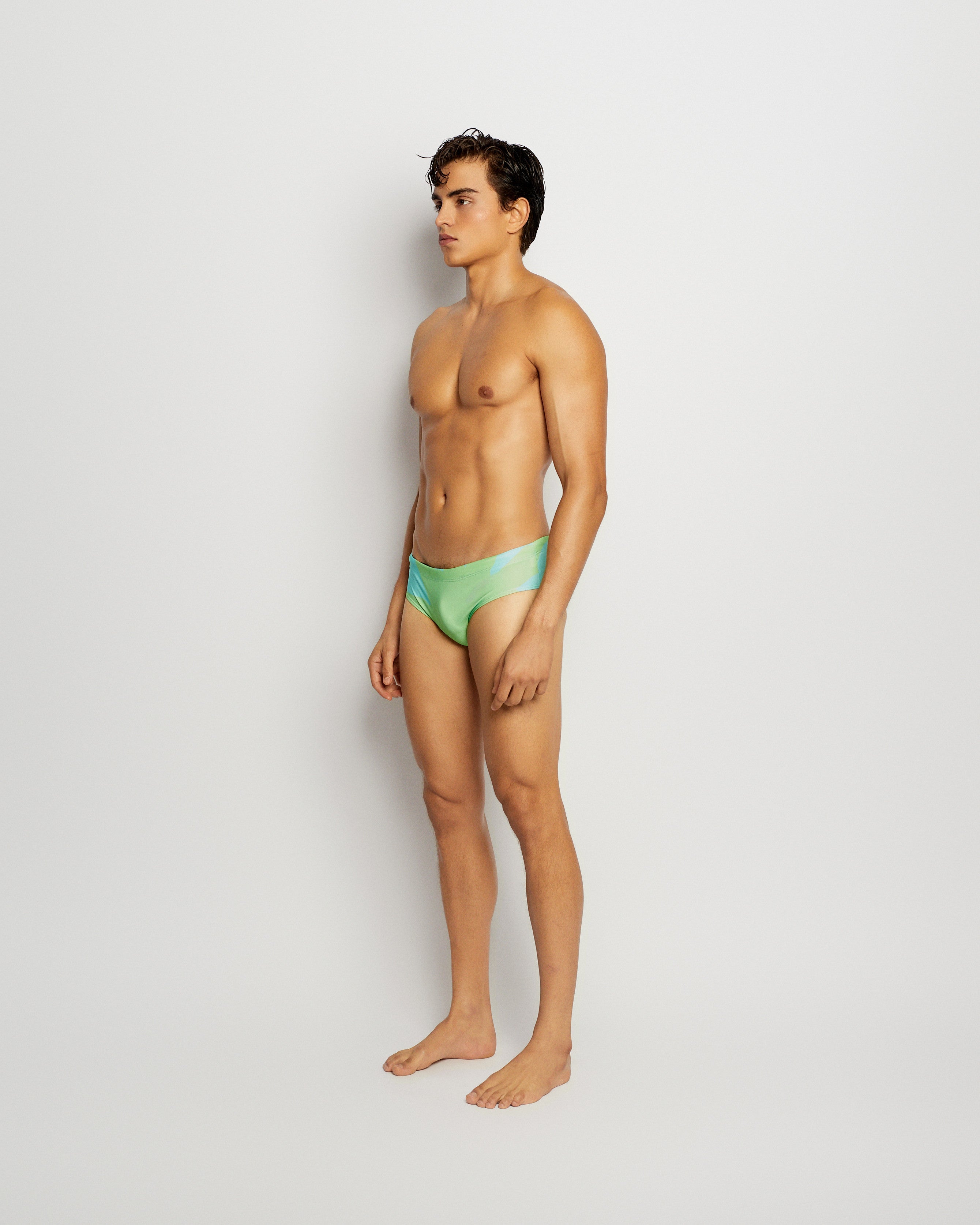 Swim Brief Ouro Printed