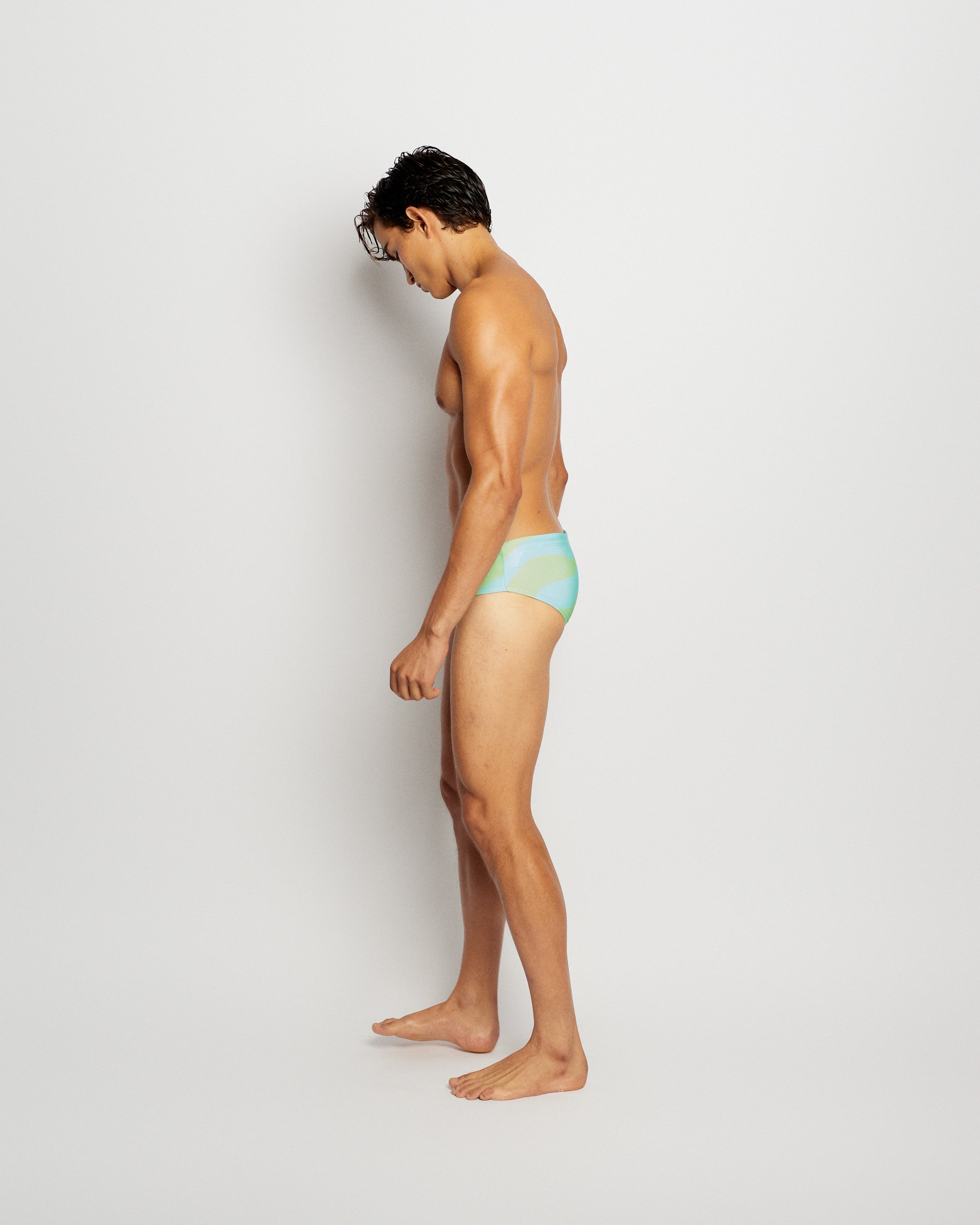 Swim Brief Ouro Printed