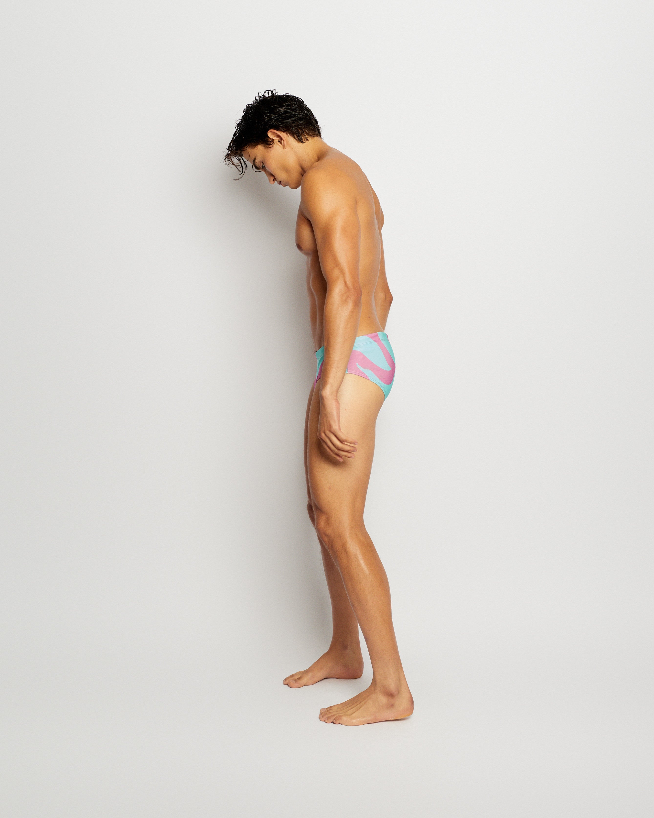 Swim Brief Ouro Printed