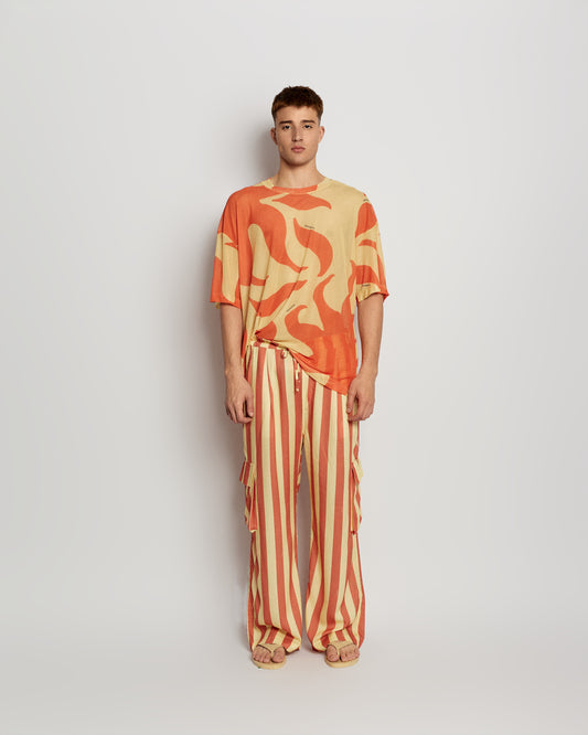 Mesh Printed T-shirt