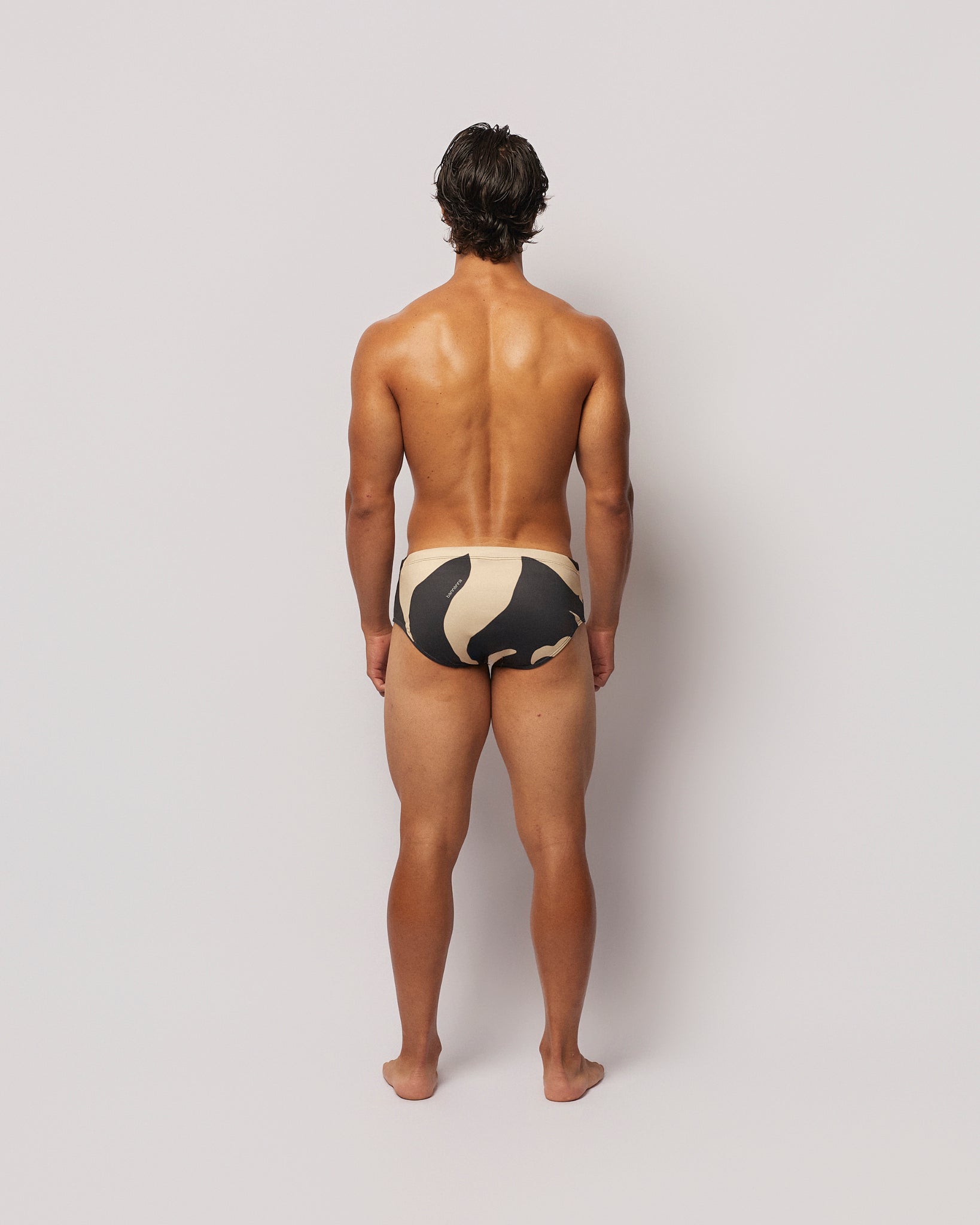 Swim Brief Slip Ouro Printed