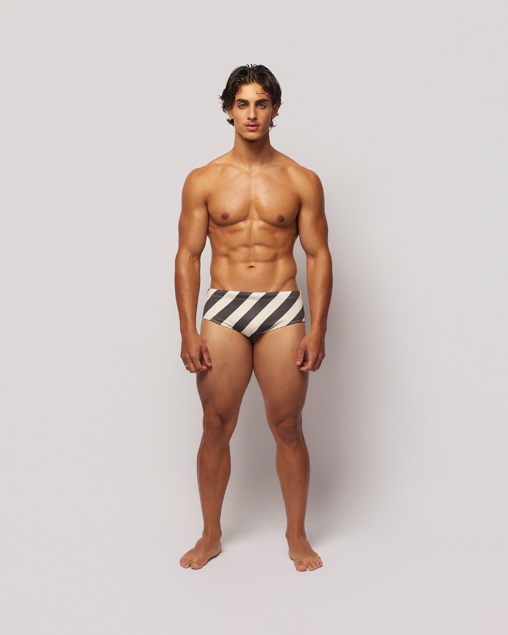 Swim Brief Slip Ouro Printed