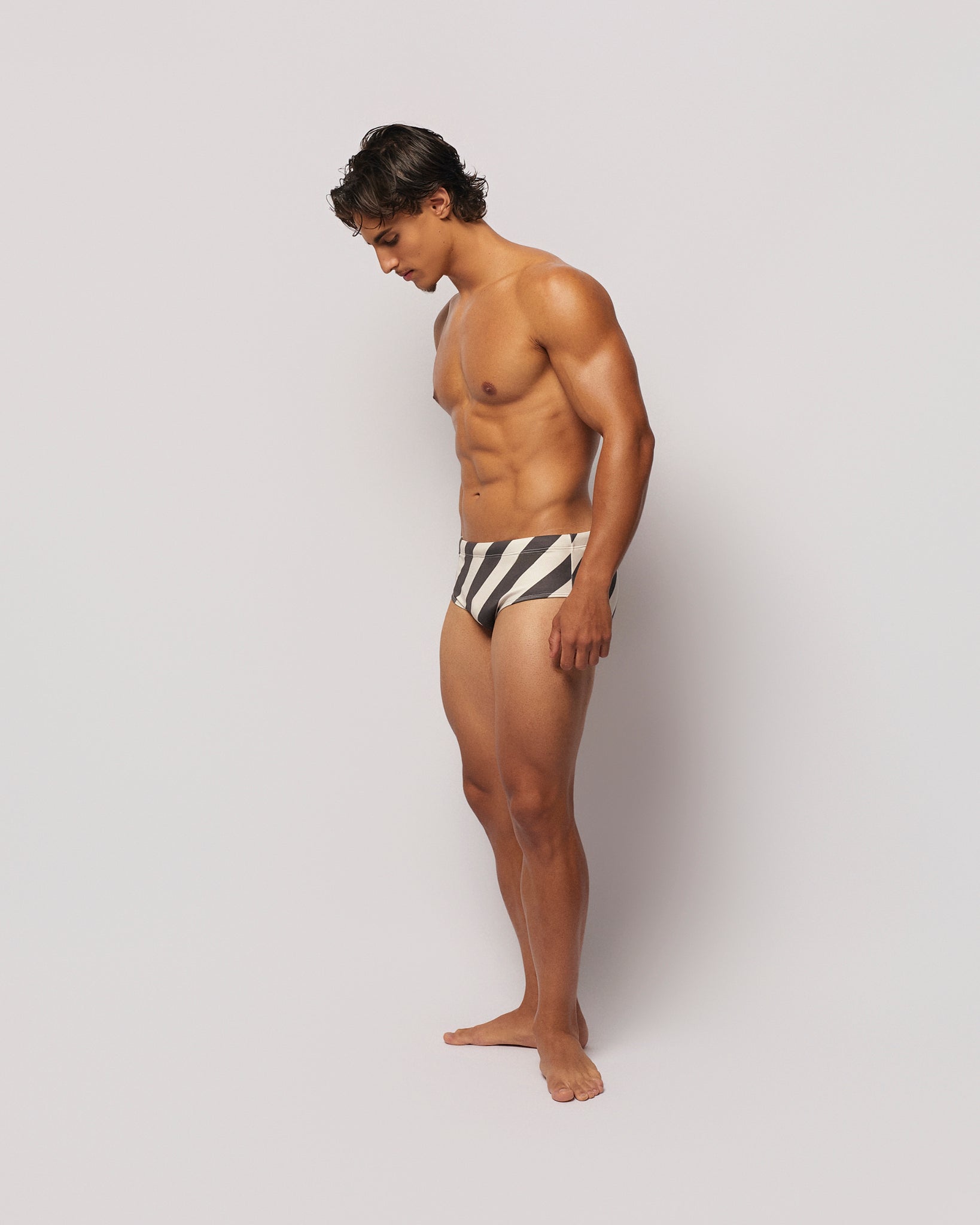 Swim Brief Slip Ouro Printed