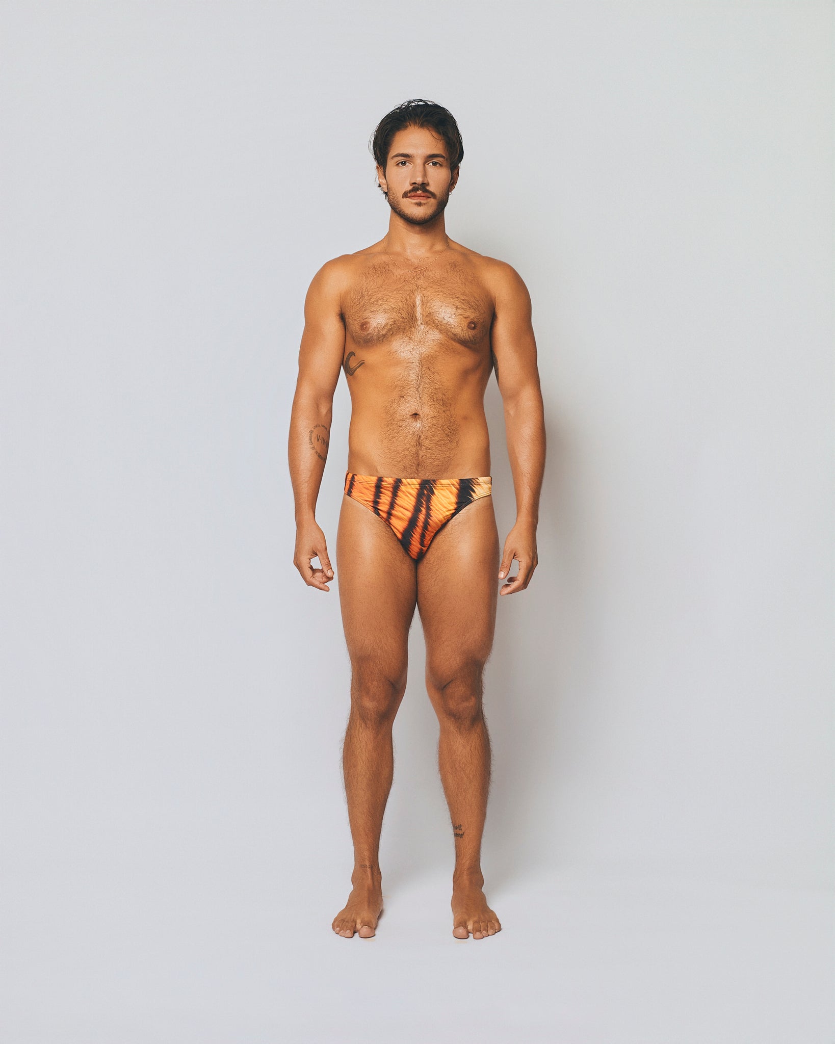 Printed Swim Brief Nanica Slim Thong