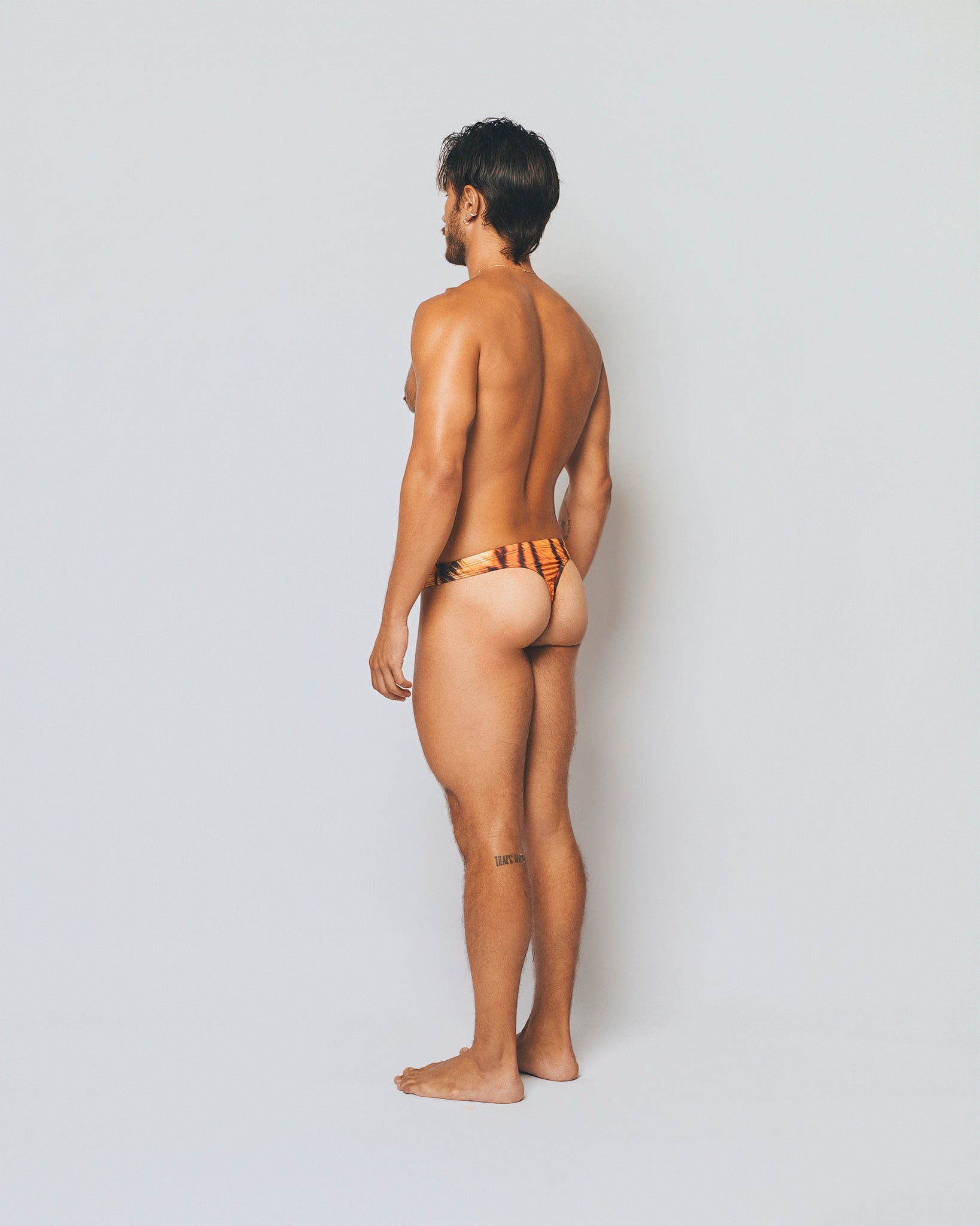 Printed Swim Brief Nanica Slim Thong