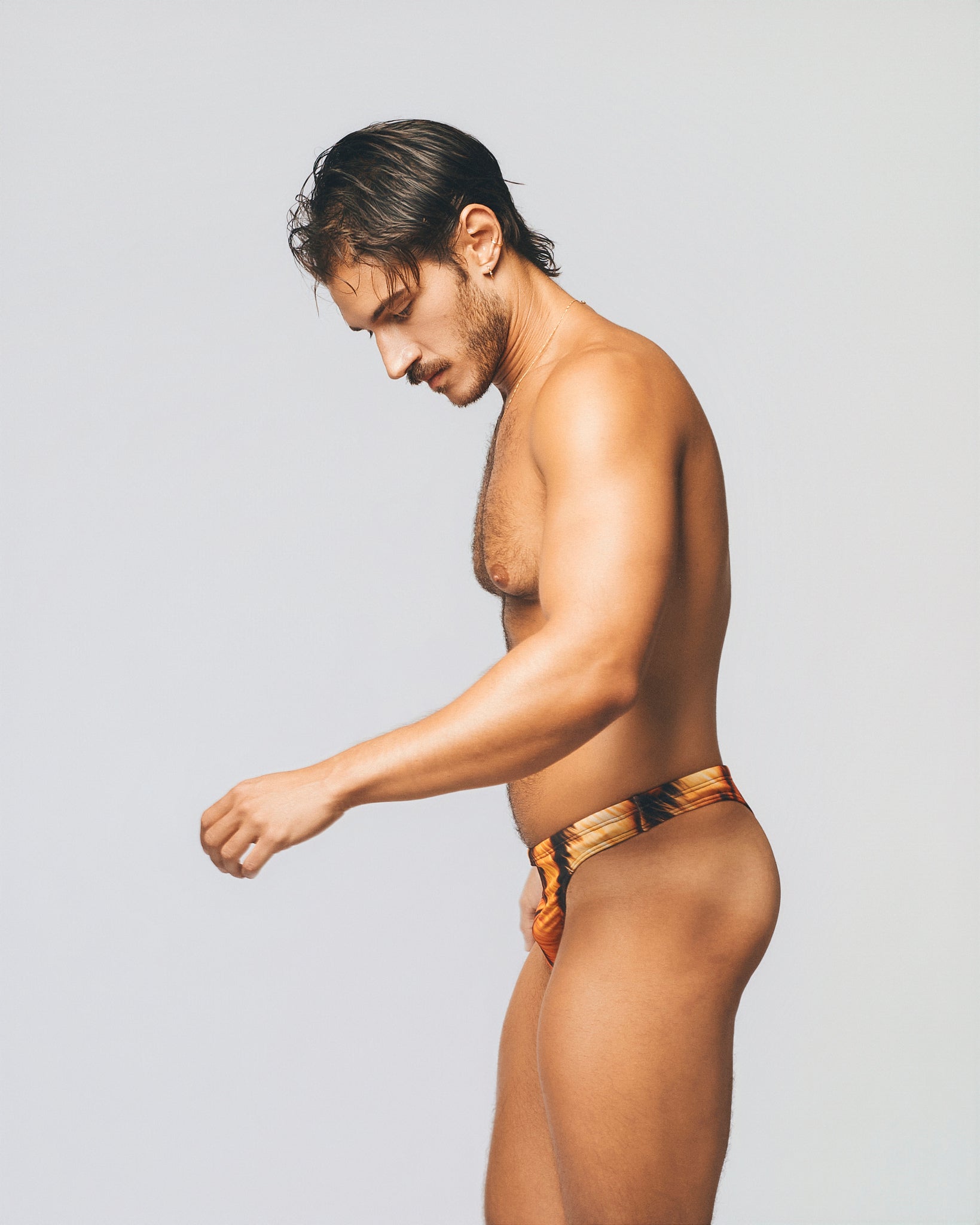 Printed Swim Brief Nanica Slim Thong