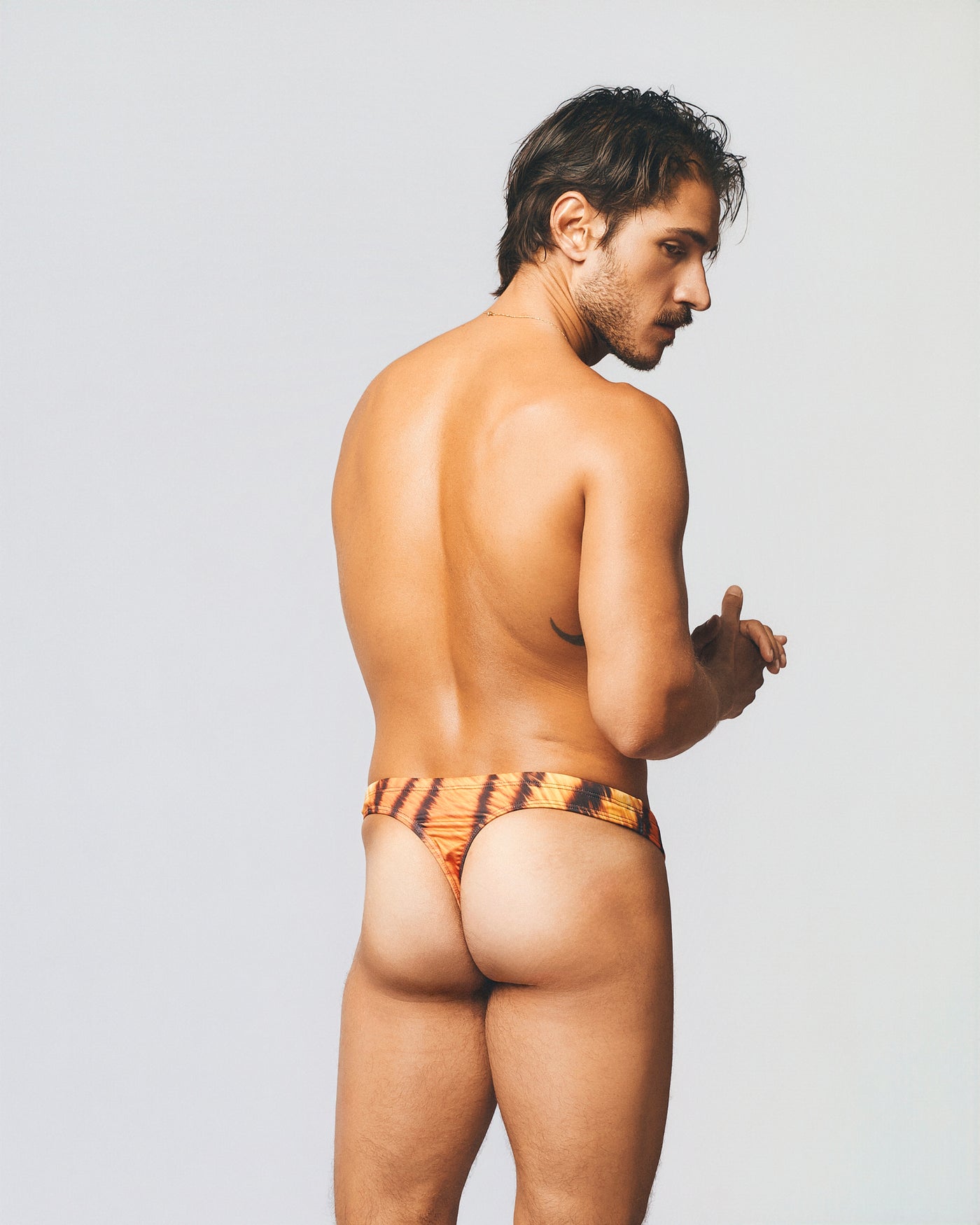 Printed Swim Brief Nanica Slim Thong