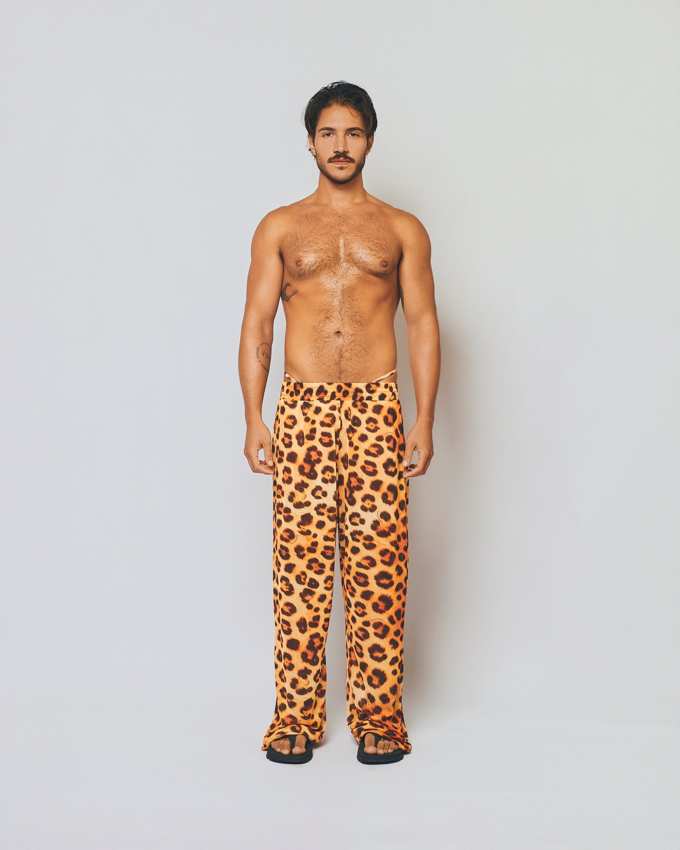 Relax Printed Mesh Pants