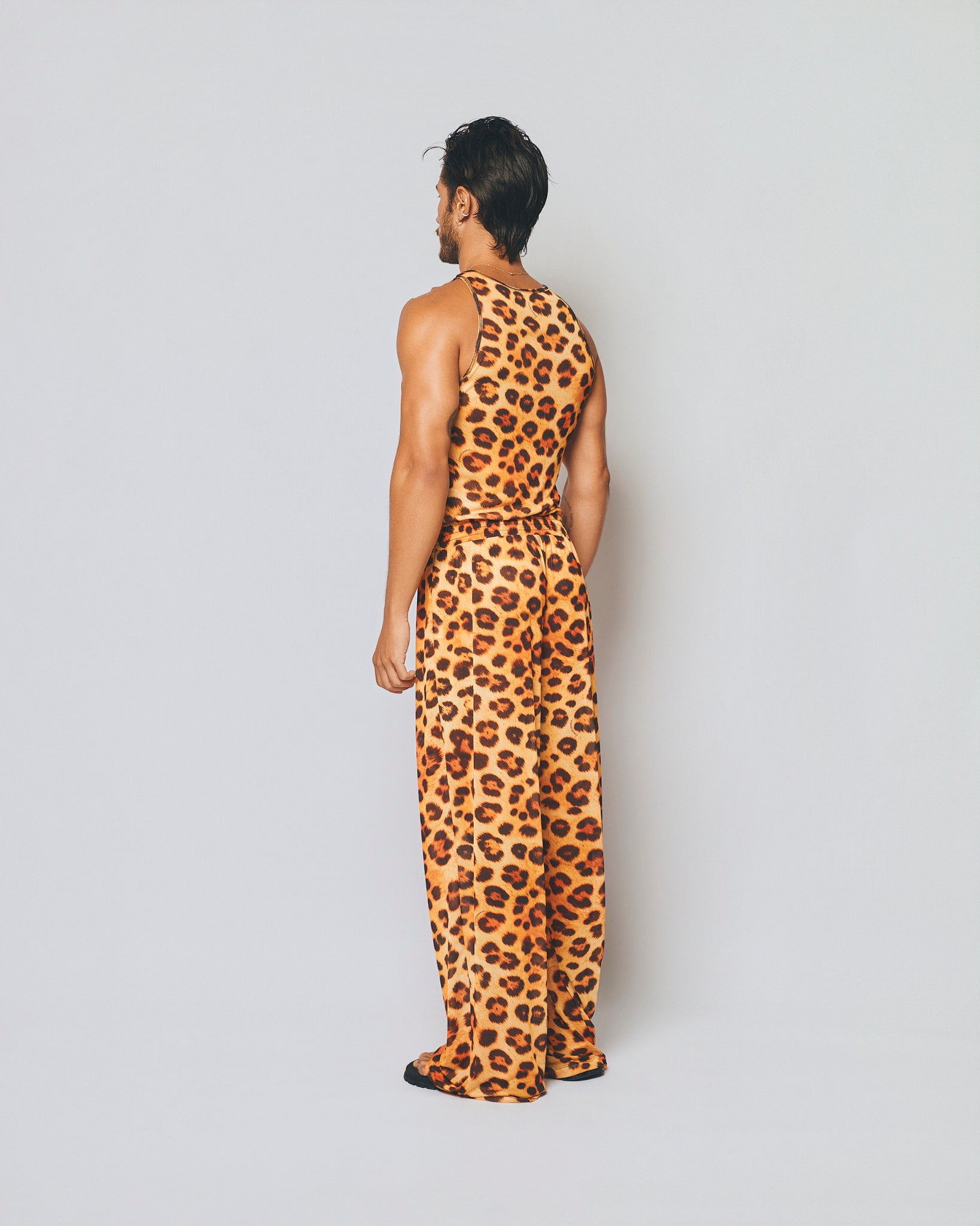 Relax Printed Mesh Pants