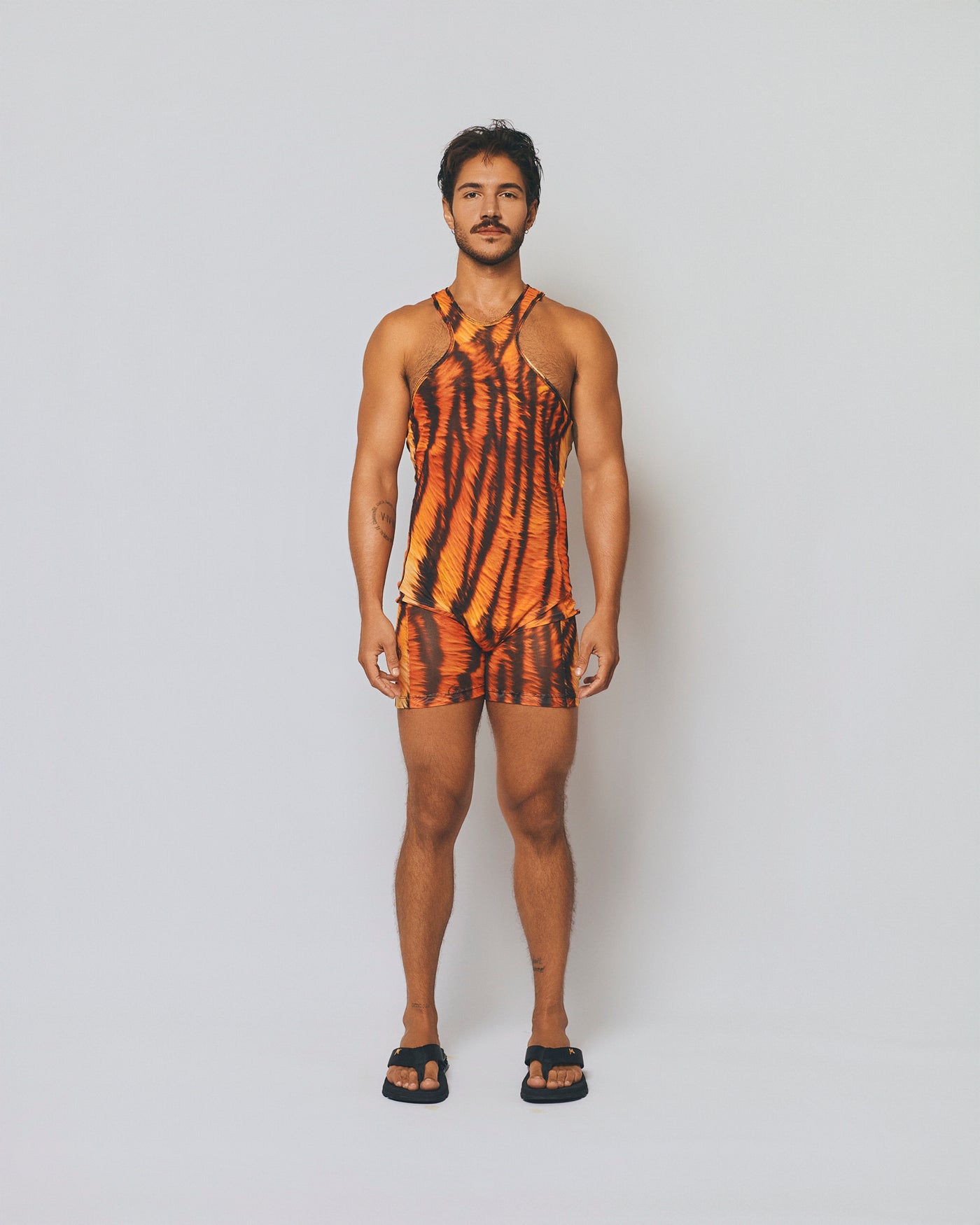 Cava Printed Tulle Singlet