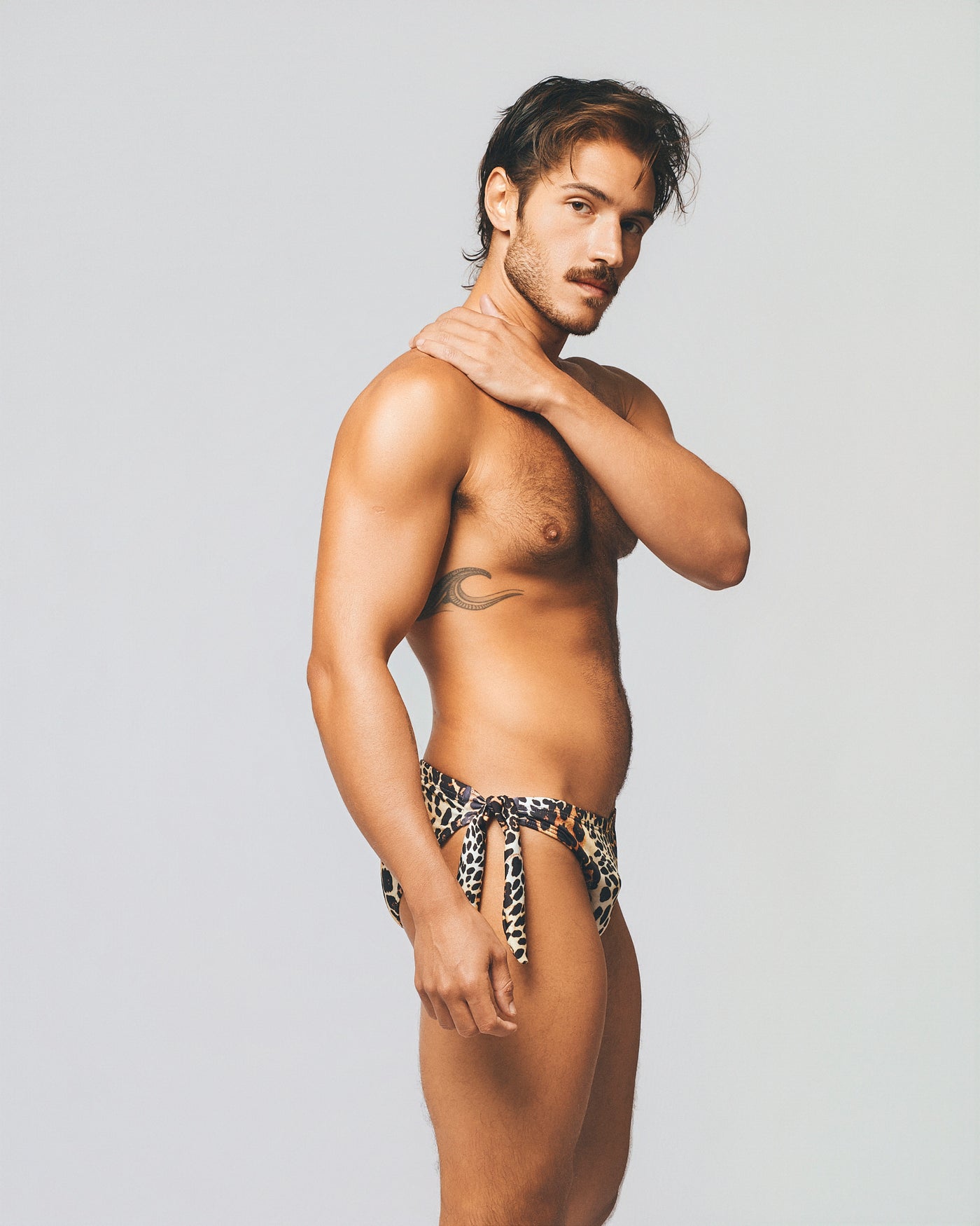 Printed Swim Brief Nanica Slim Lace