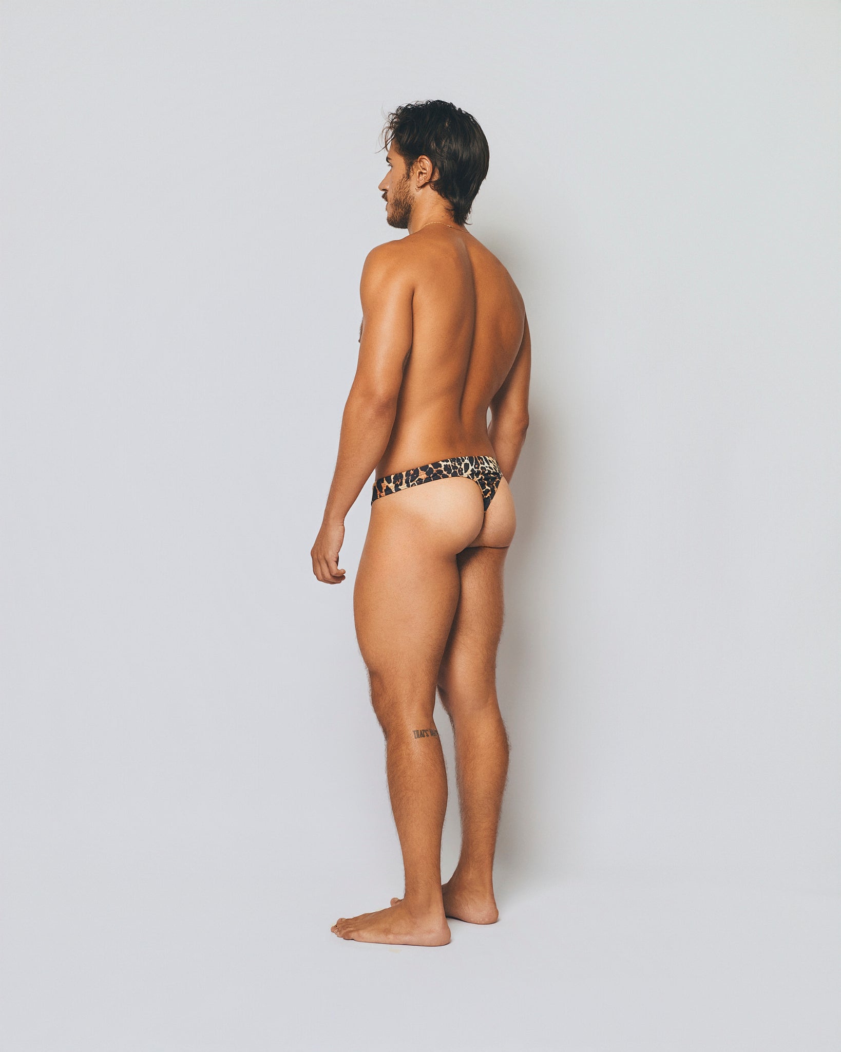 Printed Swim Brief Nanica Slim Thong