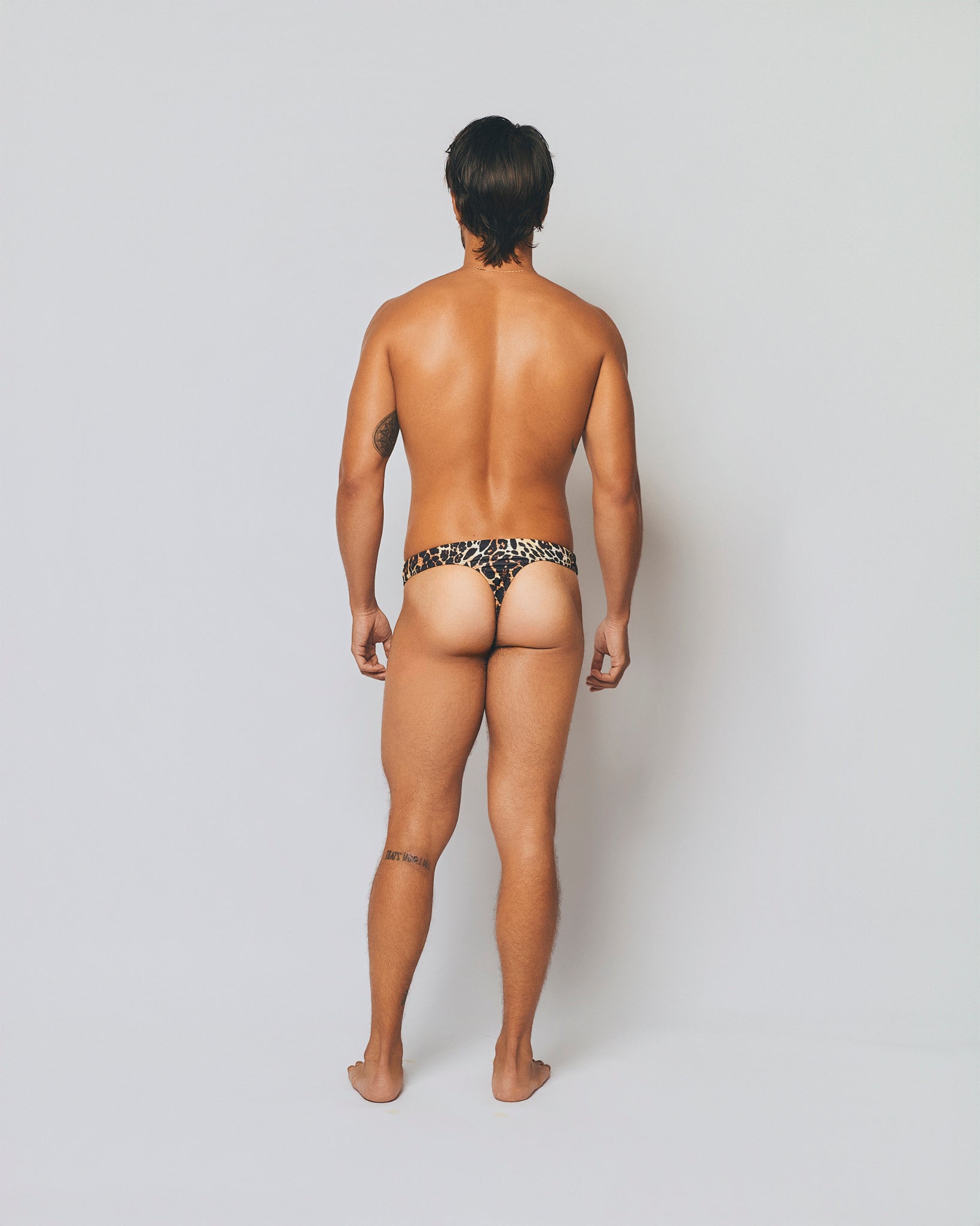 Printed Swim Brief Nanica Slim Thong