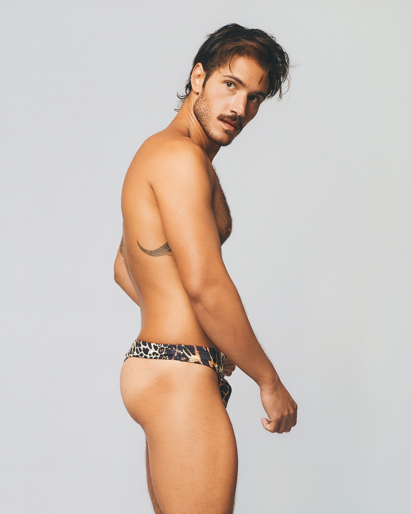 Printed Swim Brief Nanica Slim Thong
