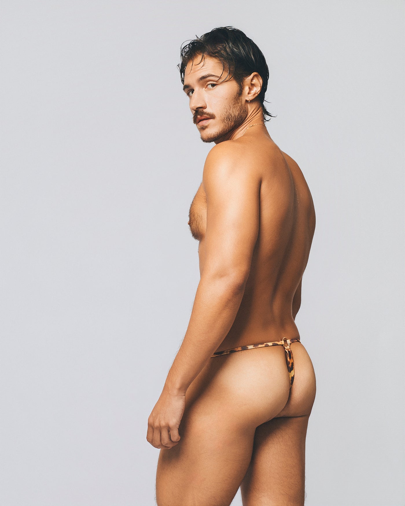 Nanica Jock Thong Printed Swim Brief