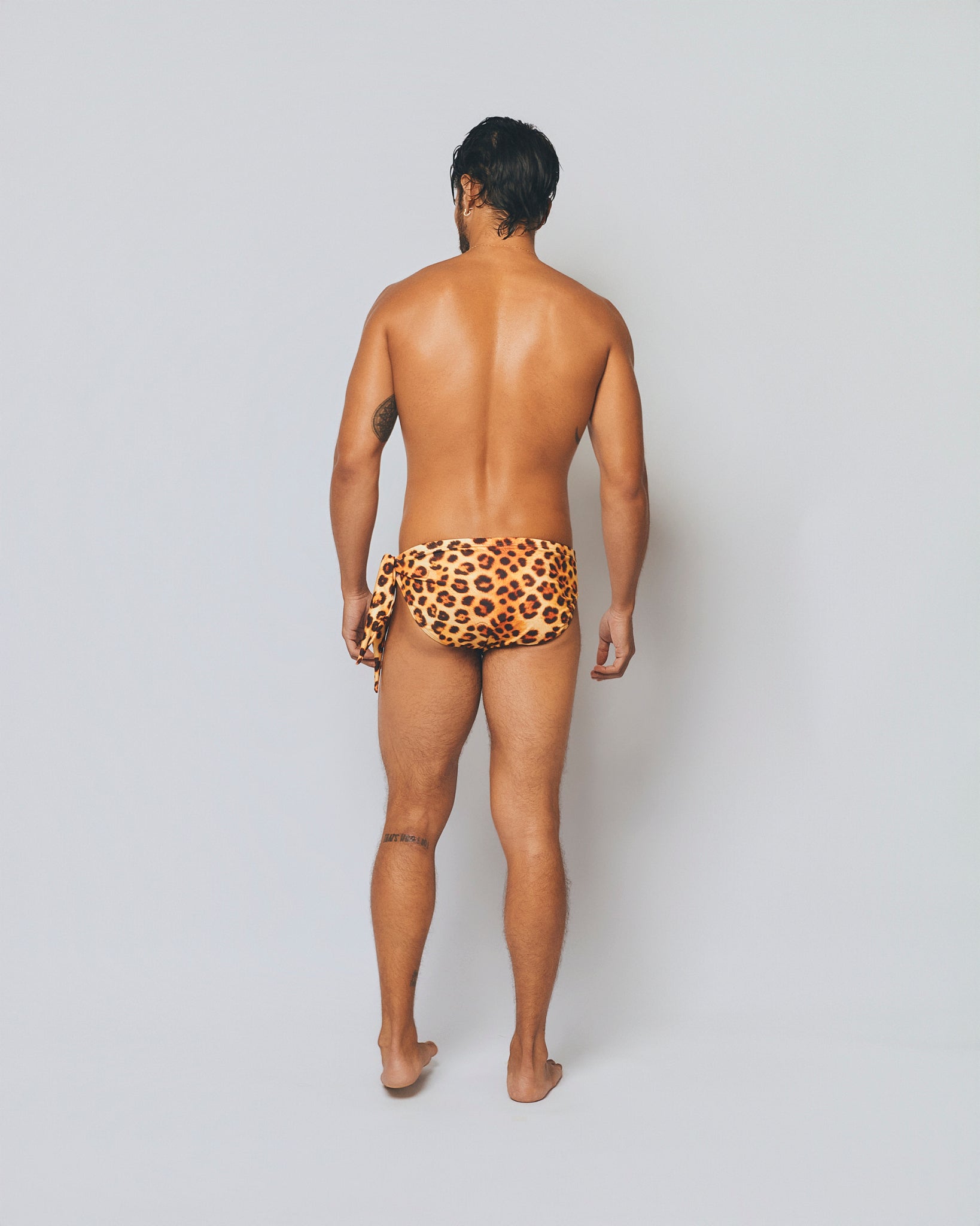 Printed Swim Brief Nanica Side Lace